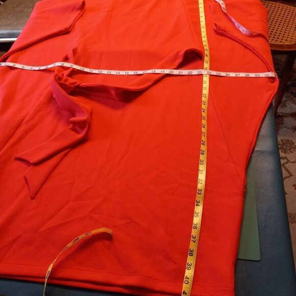 Gabrielle Union New York & Company Women's Batwing Style XL Orange Midi … - Picture 8 of 11